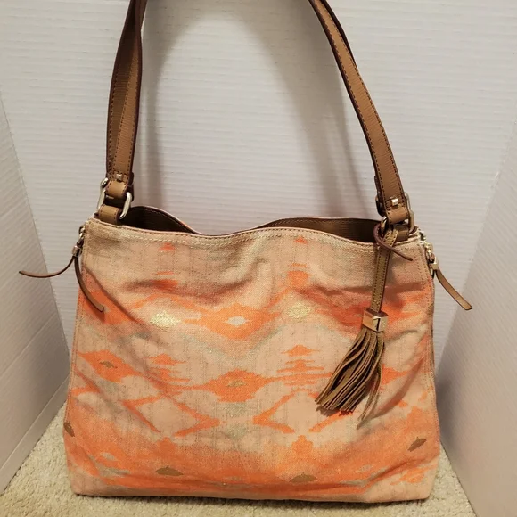 Stella & Dot Canvas Bag. NWOT. - Picture 7 of 13